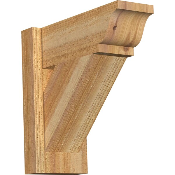 Ekena Millwork Traditional Traditional Rough Sawn Outlooker, Western Red Cedar, 6"W x 14"D x 14"H OUT06X14X14TRA01RWR - main